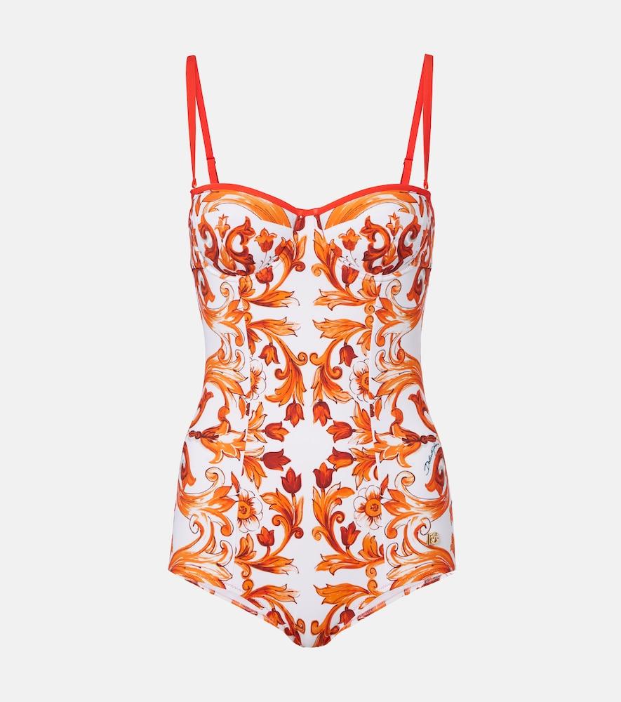 dolce & gabbana majolica swimsuit