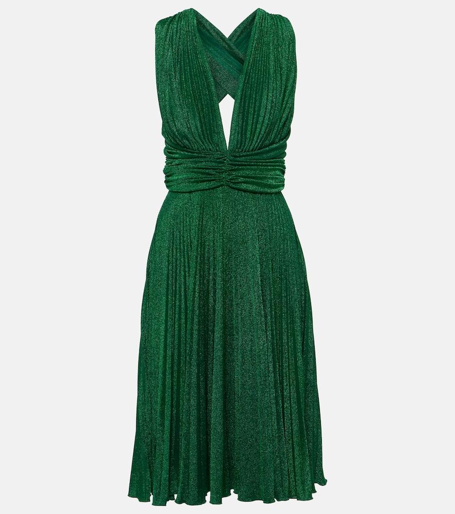 dolce & gabbana pleated minidress