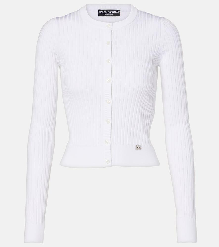 dolce & gabbana ribbed-knit cardigan