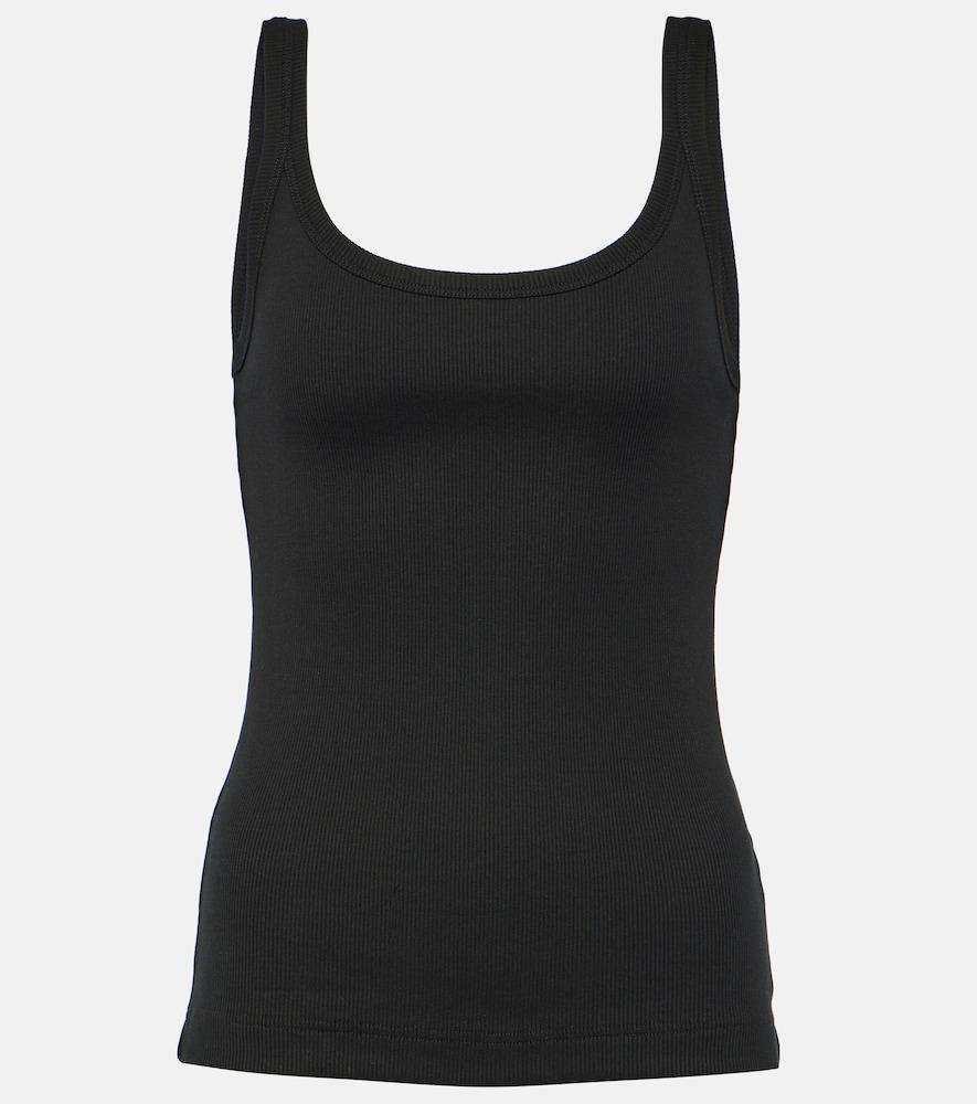 dolce & gabbana ribbed-knit cotton tank top