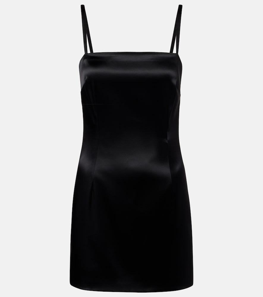 dolce & gabbana satin minidress