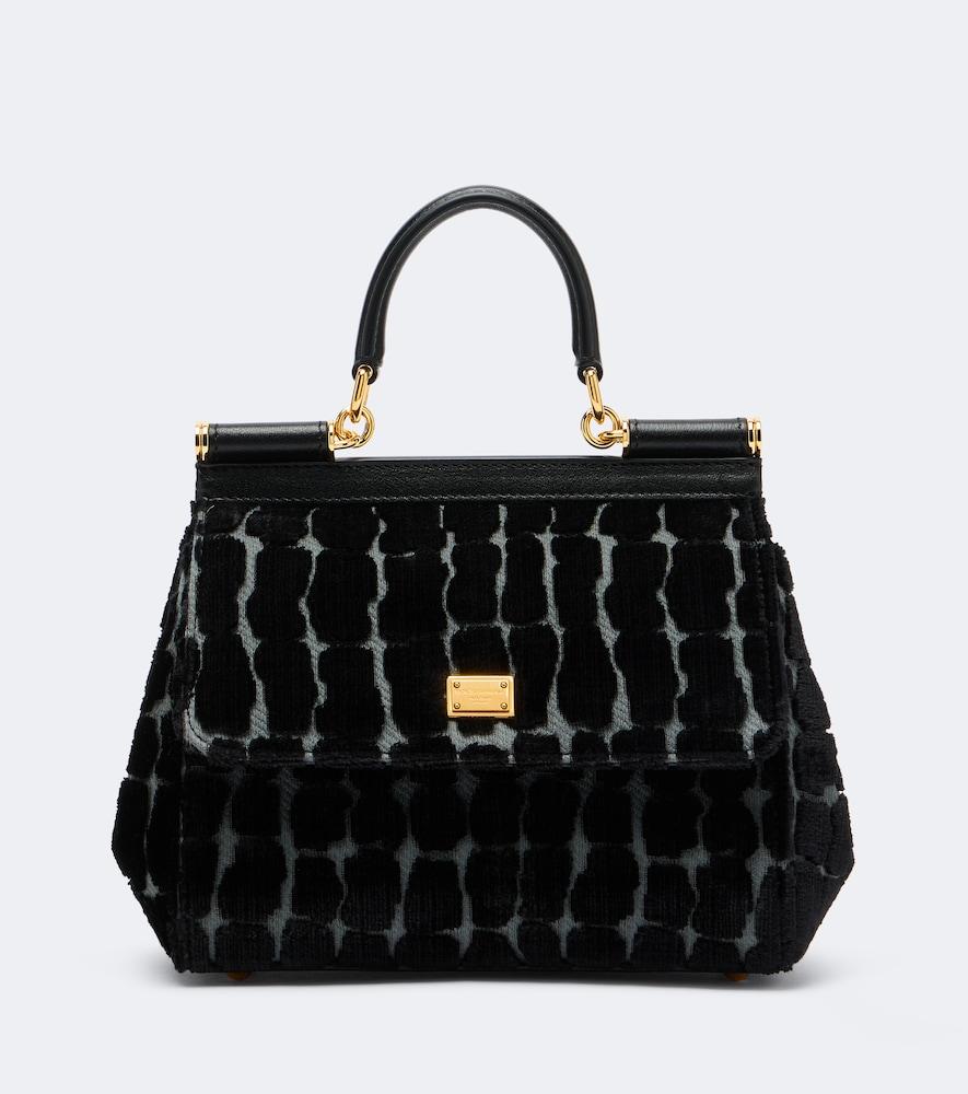 dolce & gabbana sicily medium top-handle bag