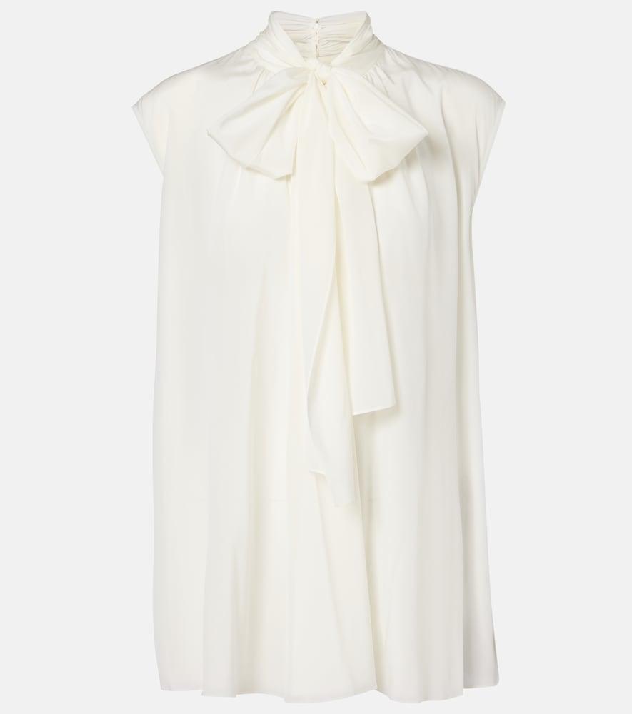 dolce & gabbana silk-blend top