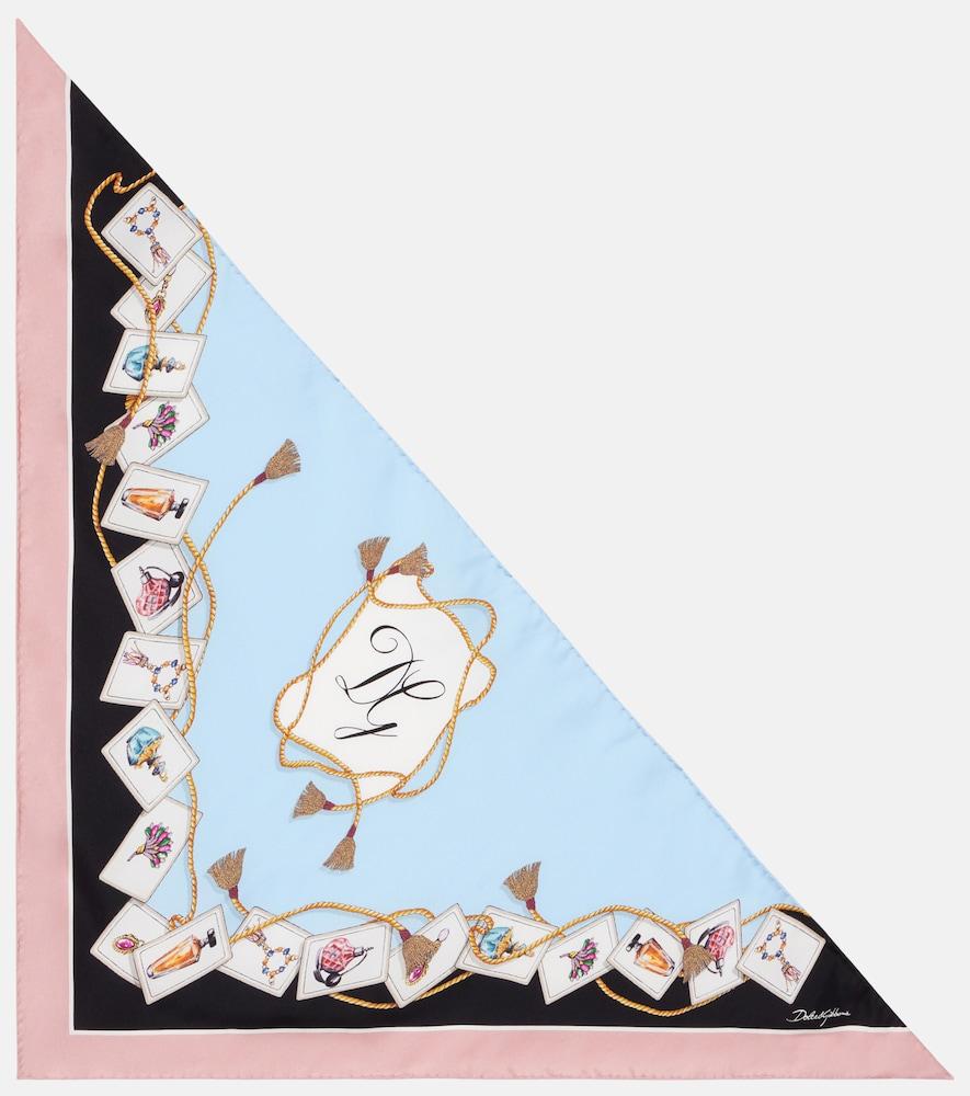 dolce & gabbana silk scarf