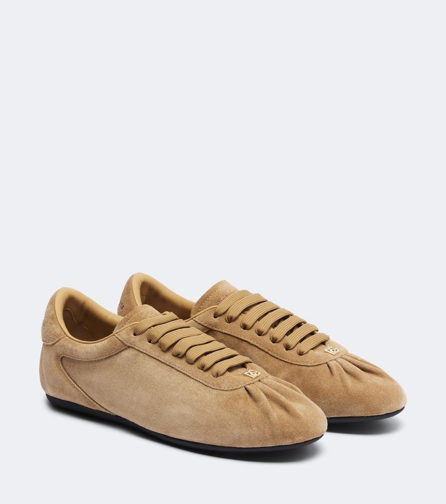 dolce & gabbana soft ballet suede sneakers