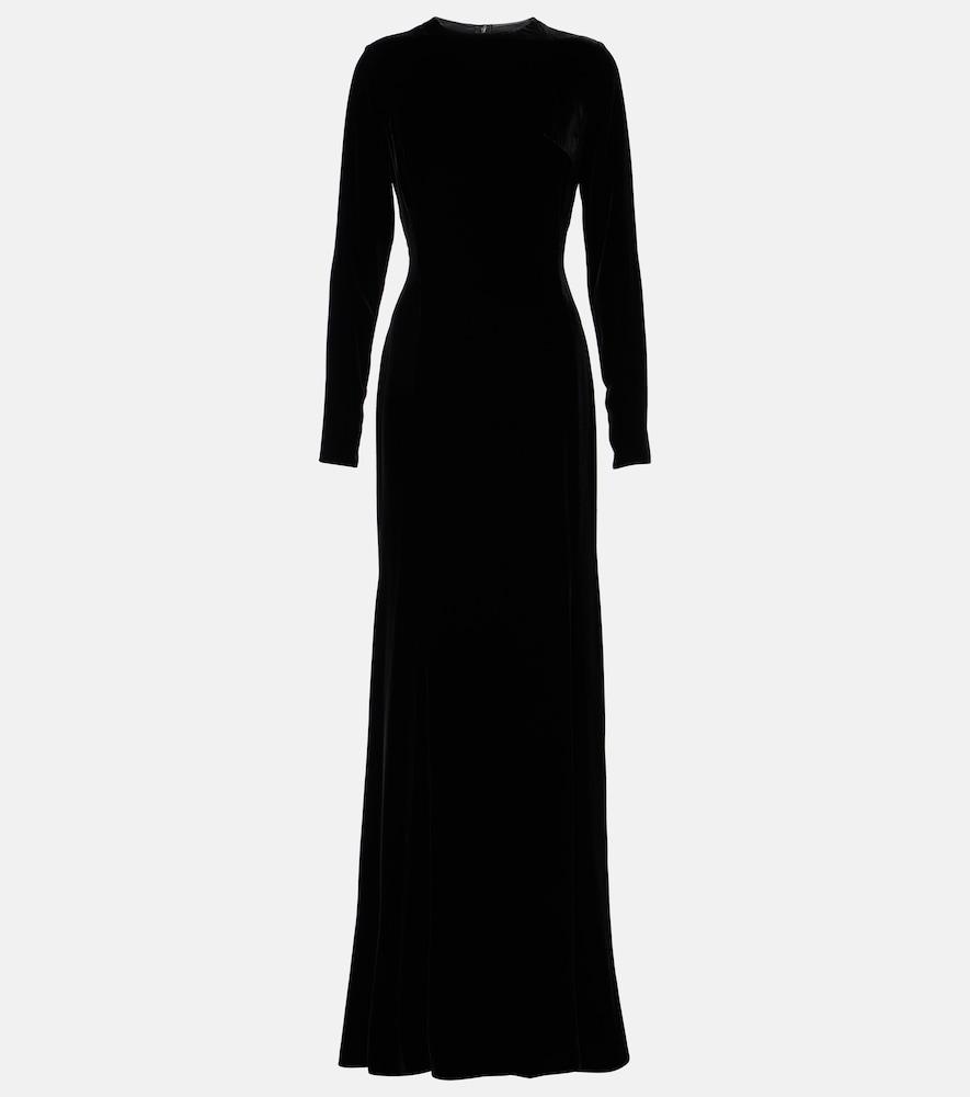 dolce & gabbana velvet gown