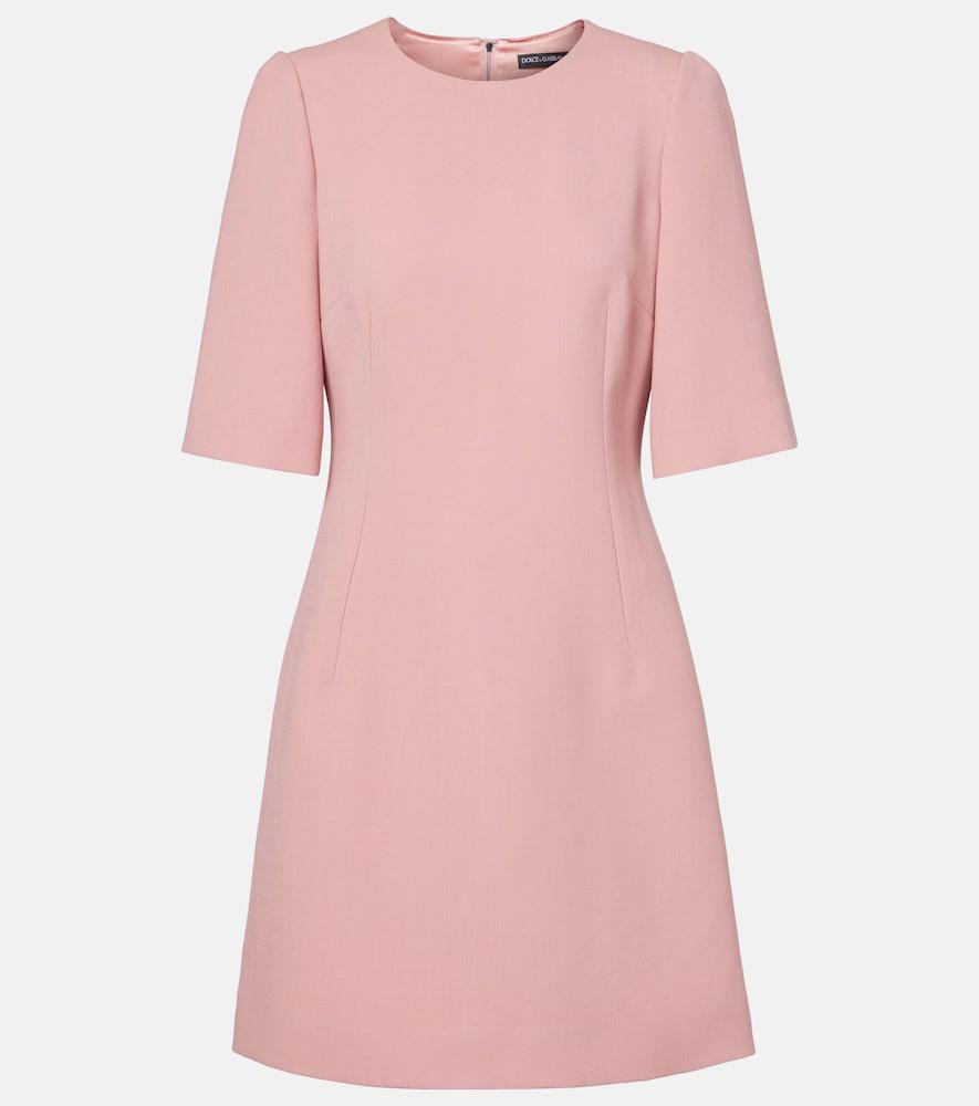 dolce & gabbana virgin wool minidress