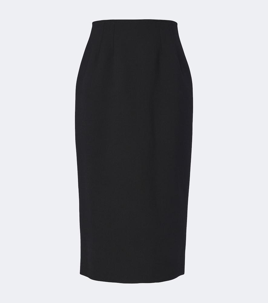 dolce & gabbana virgin wool pencil skirt