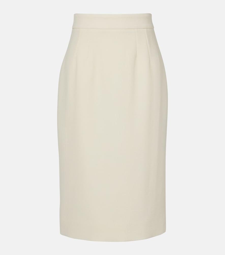 dolce & gabbana virgin wool pencil skirt