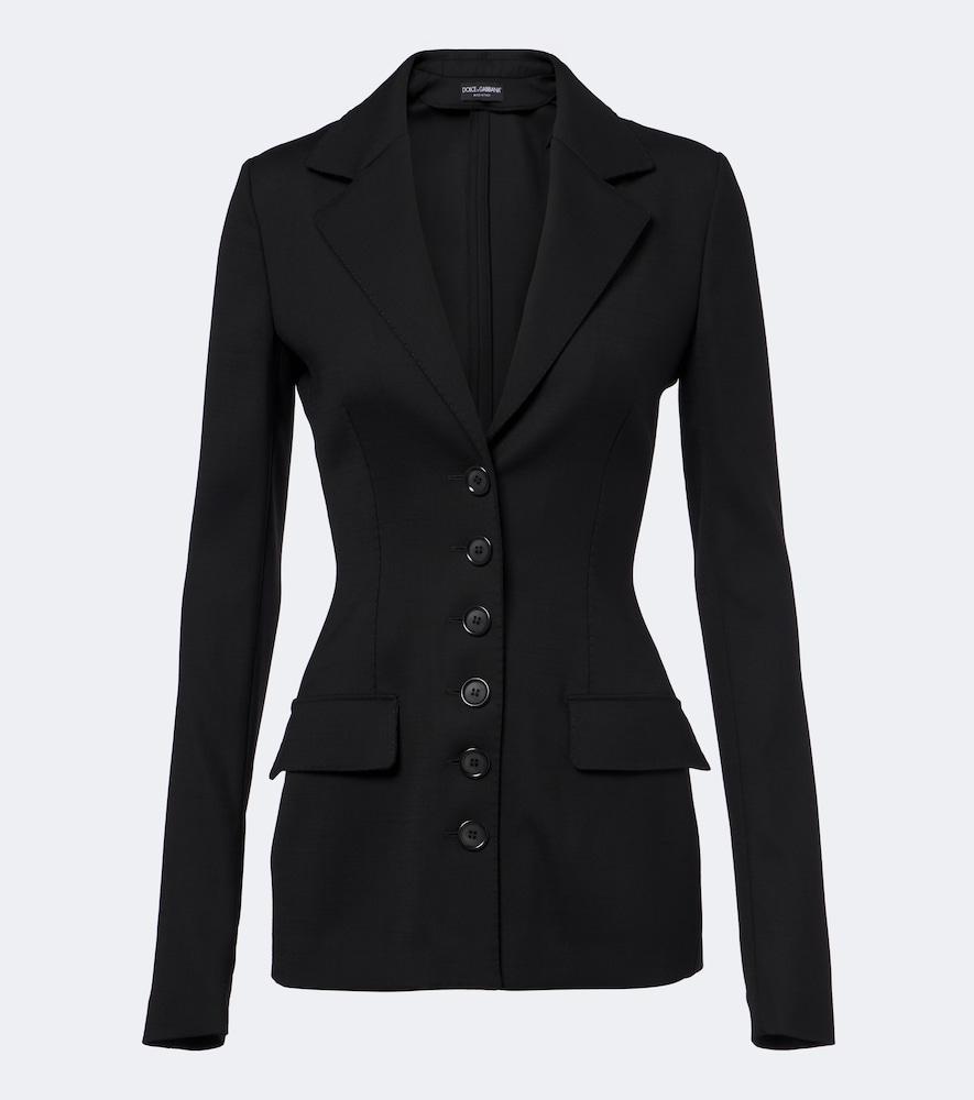 dolce & gabbana wool-blend blazer