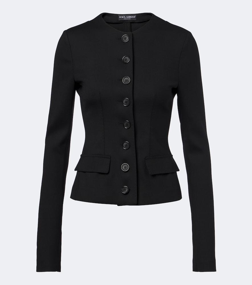 dolce & gabbana wool-blend blazer