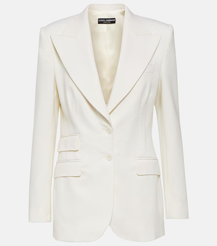 dolce & gabbana wool-blend blazer
