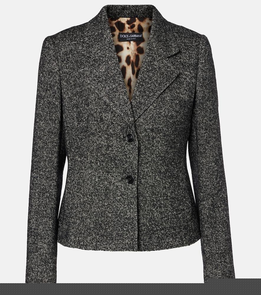 dolce & gabbana wool-blend jacket