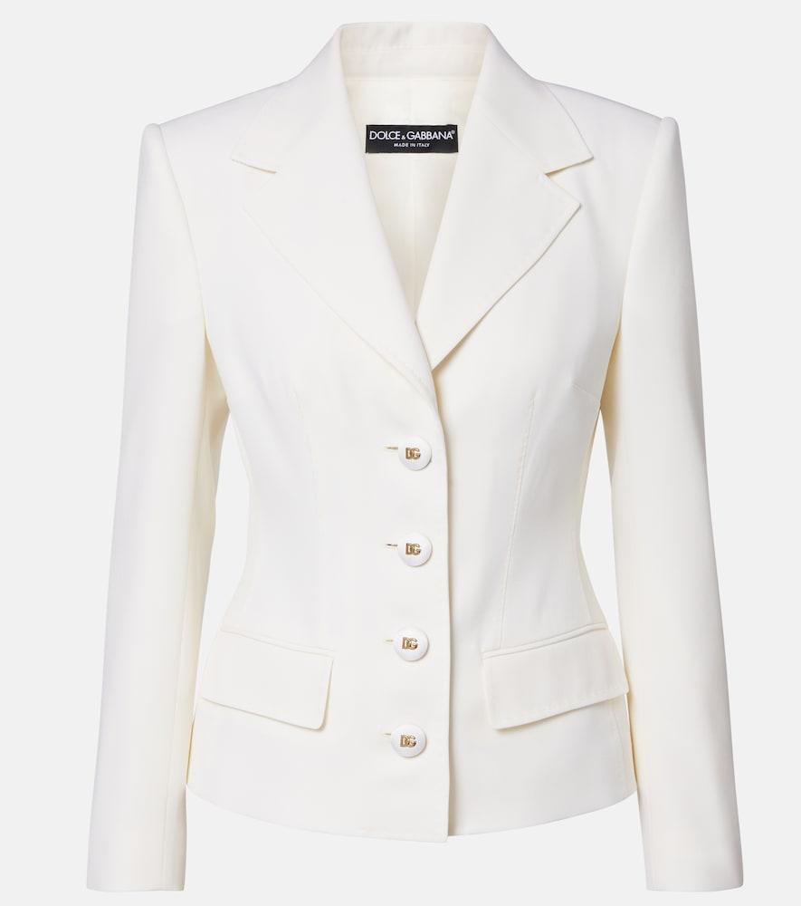 dolce & gabbana wool-blend jacket