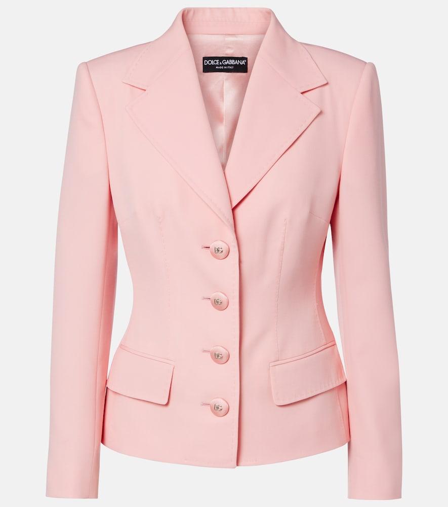 dolce & gabbana wool-blend jacket