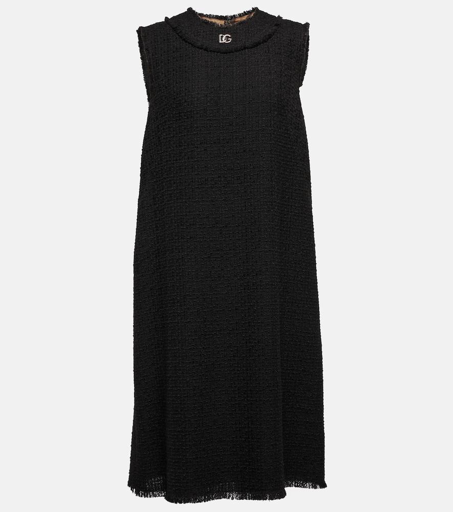 dolce & gabbana wool-blend minidress
