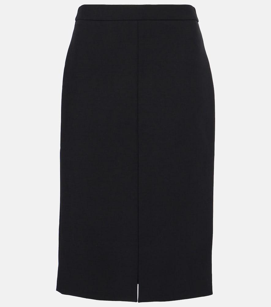 dolce & gabbana wool-blend pencil skirt