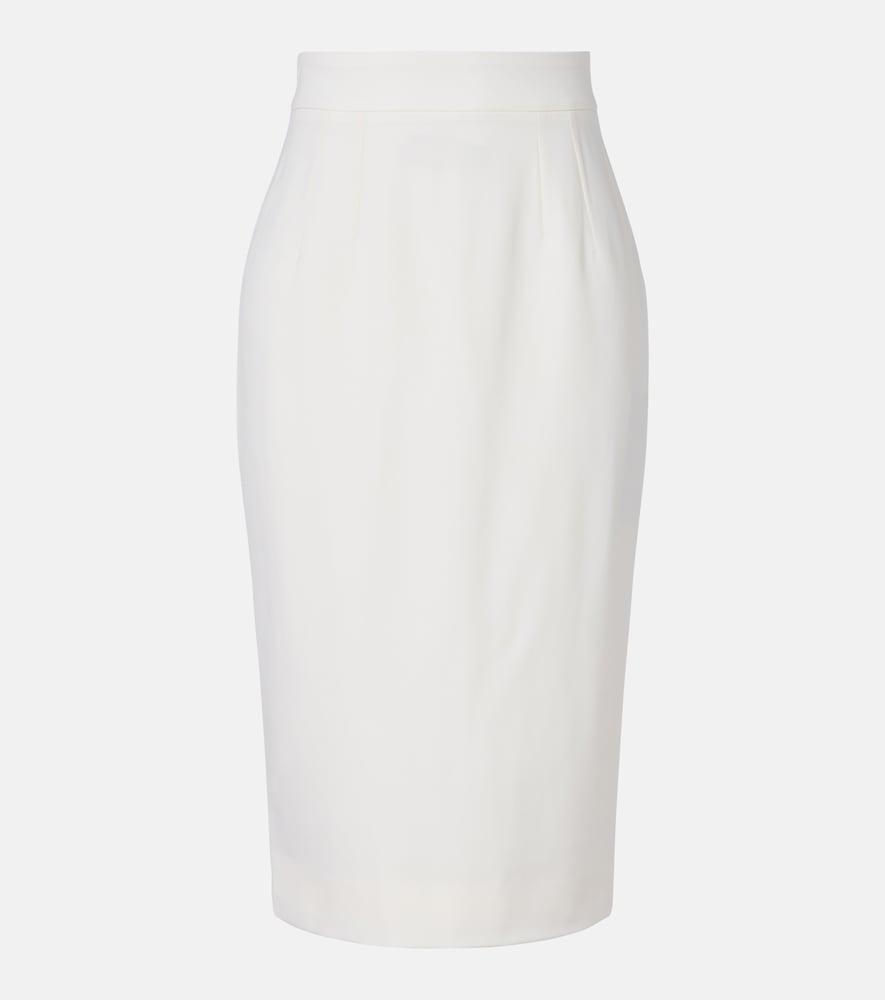 dolce & gabbana wool-blend pencil skirt