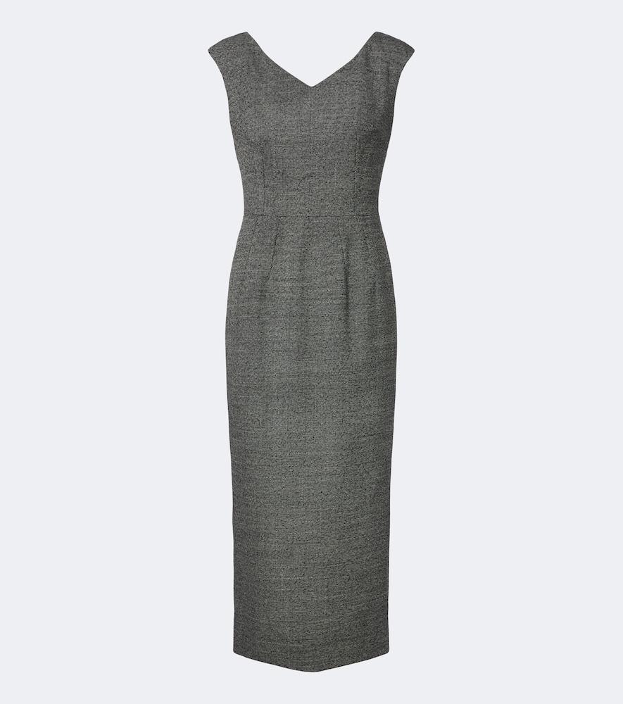 dolce & gabbana wool midi dress