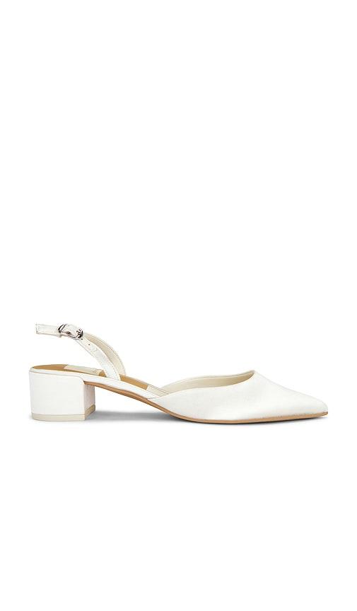 dolce vita carel slingback in white. - size 6 (also in 6.5, 7, 7.5, 8)