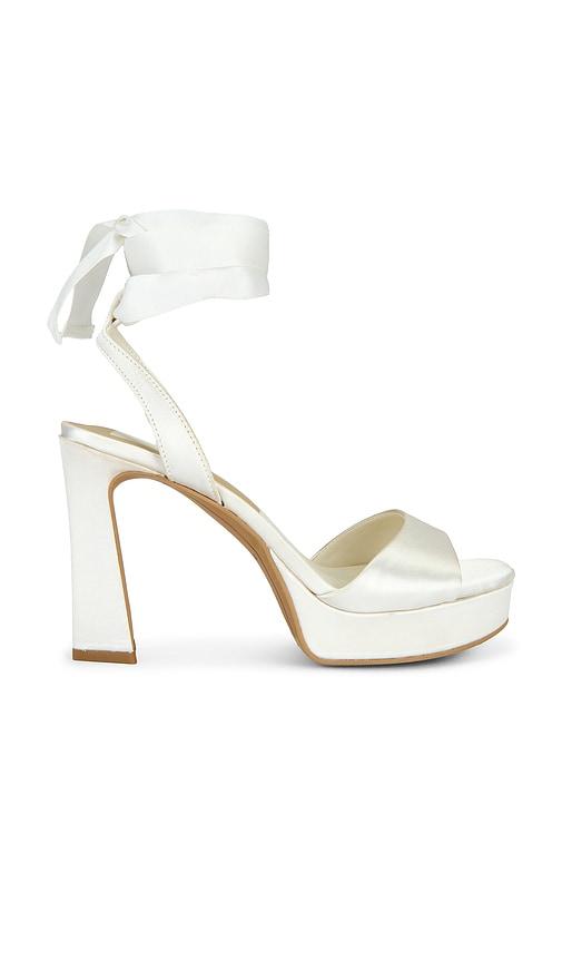 dolce vita jaemy platform heel in white. - size 10 (also in 8.5)