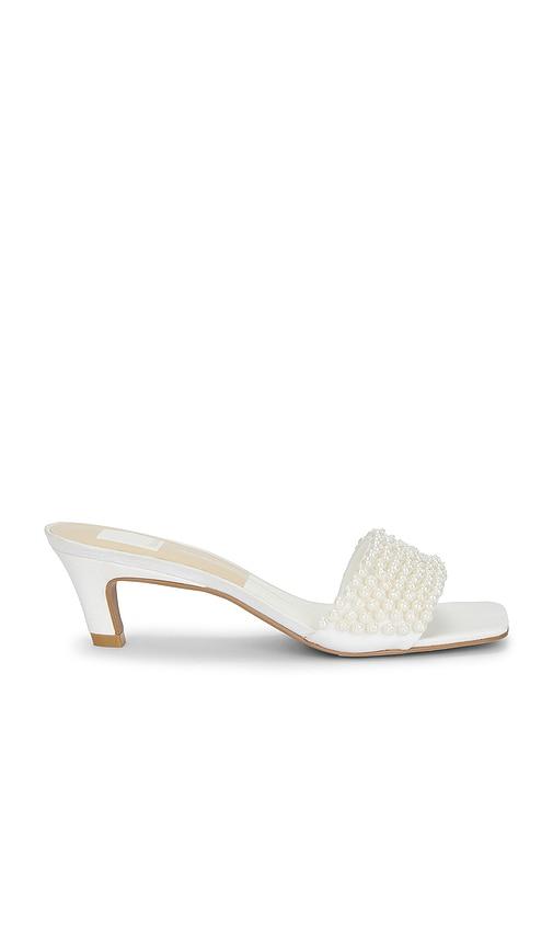 dolce vita rexa pearl heel in white. - size 6 (also in 6.5, 8, 7)