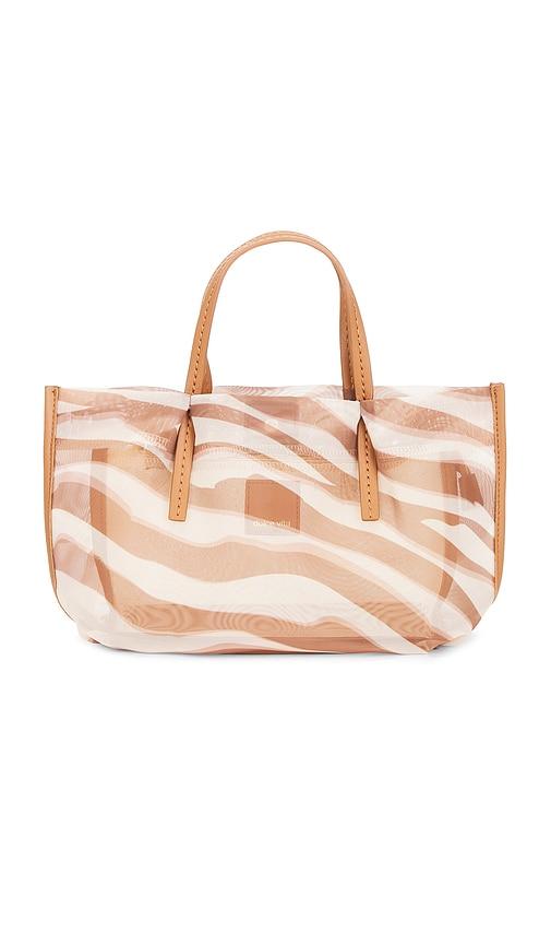 dolce vita selene mesh tote small bag in multi.