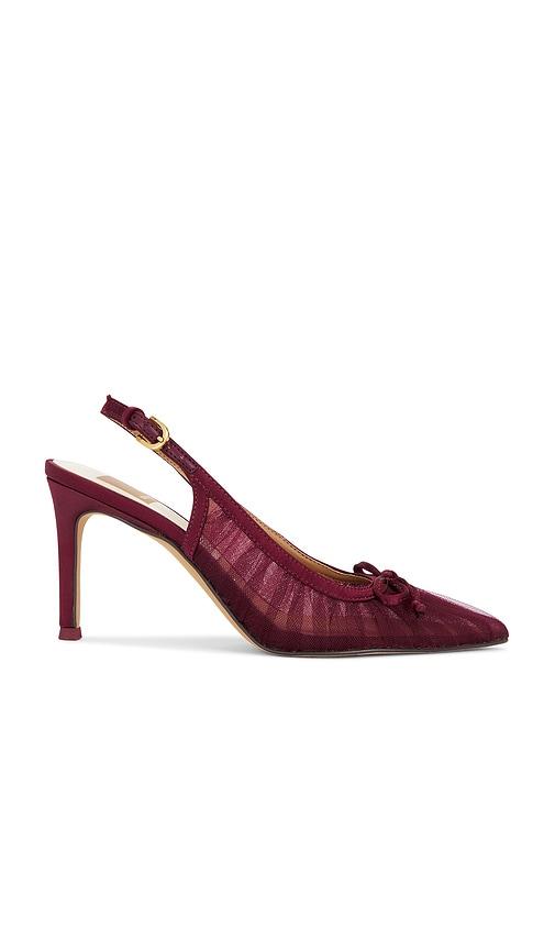 dolce vita yela slingback pump in burgundy. - size 10 (also in 6, 7.5, 8)