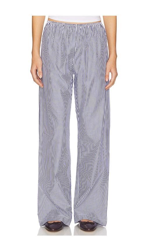 donni. the pop simple pant in navy. - size l (also in s)