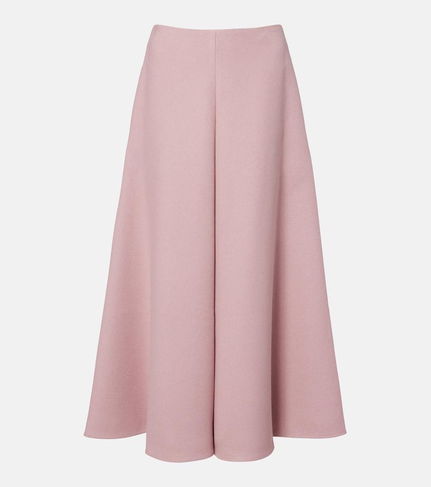 dorothee schumacher layered coolness high-rise midi skirt