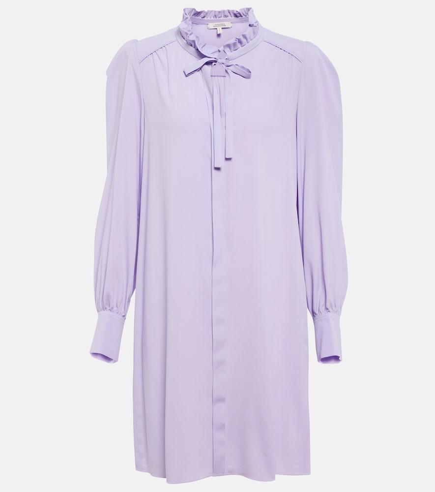 dorothee schumacher modern flow tie-neck minidress