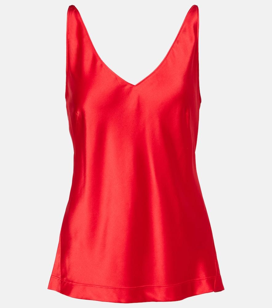 dorothee schumacher sense of shine silk-blend satin camisole