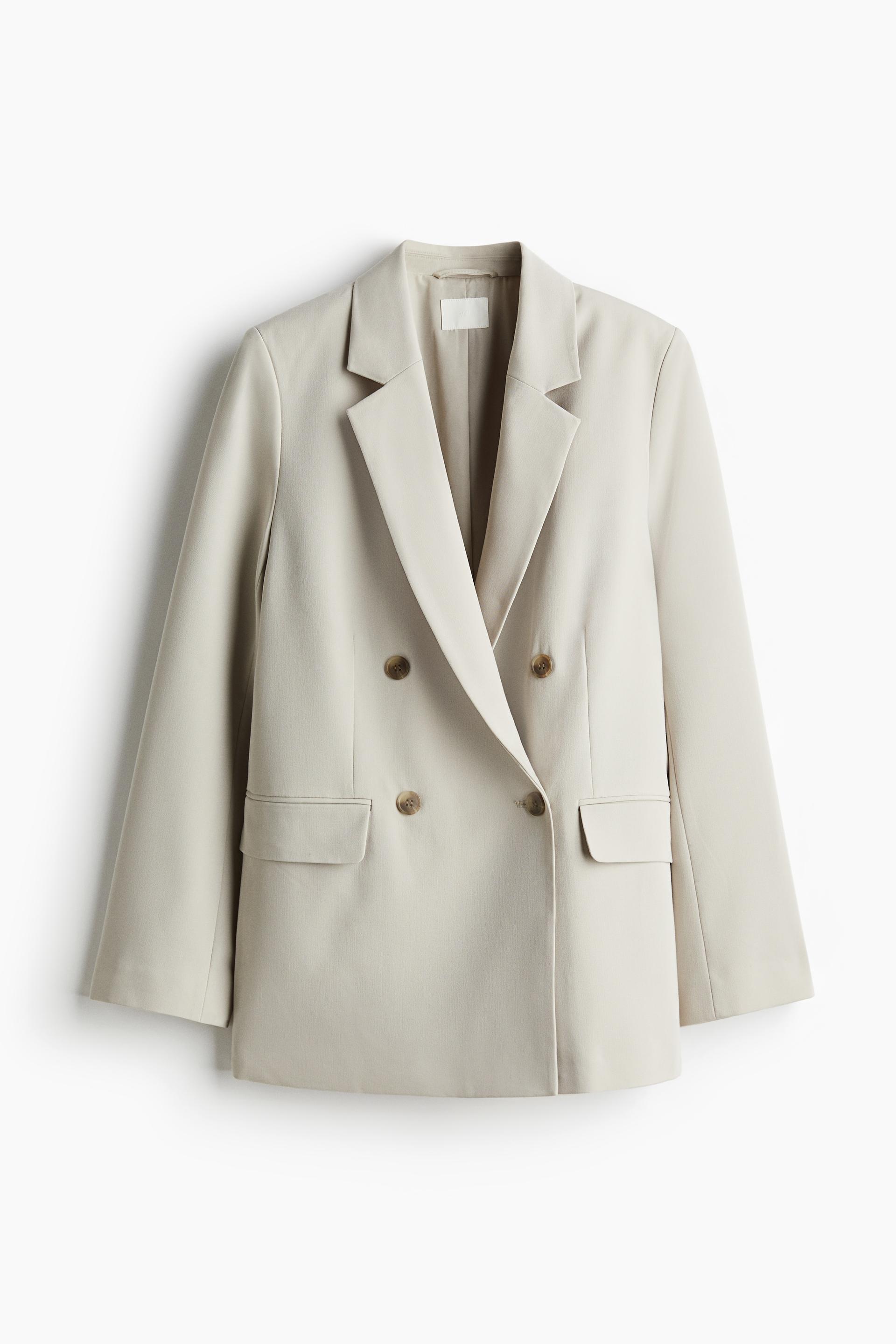 double-breasted blazer