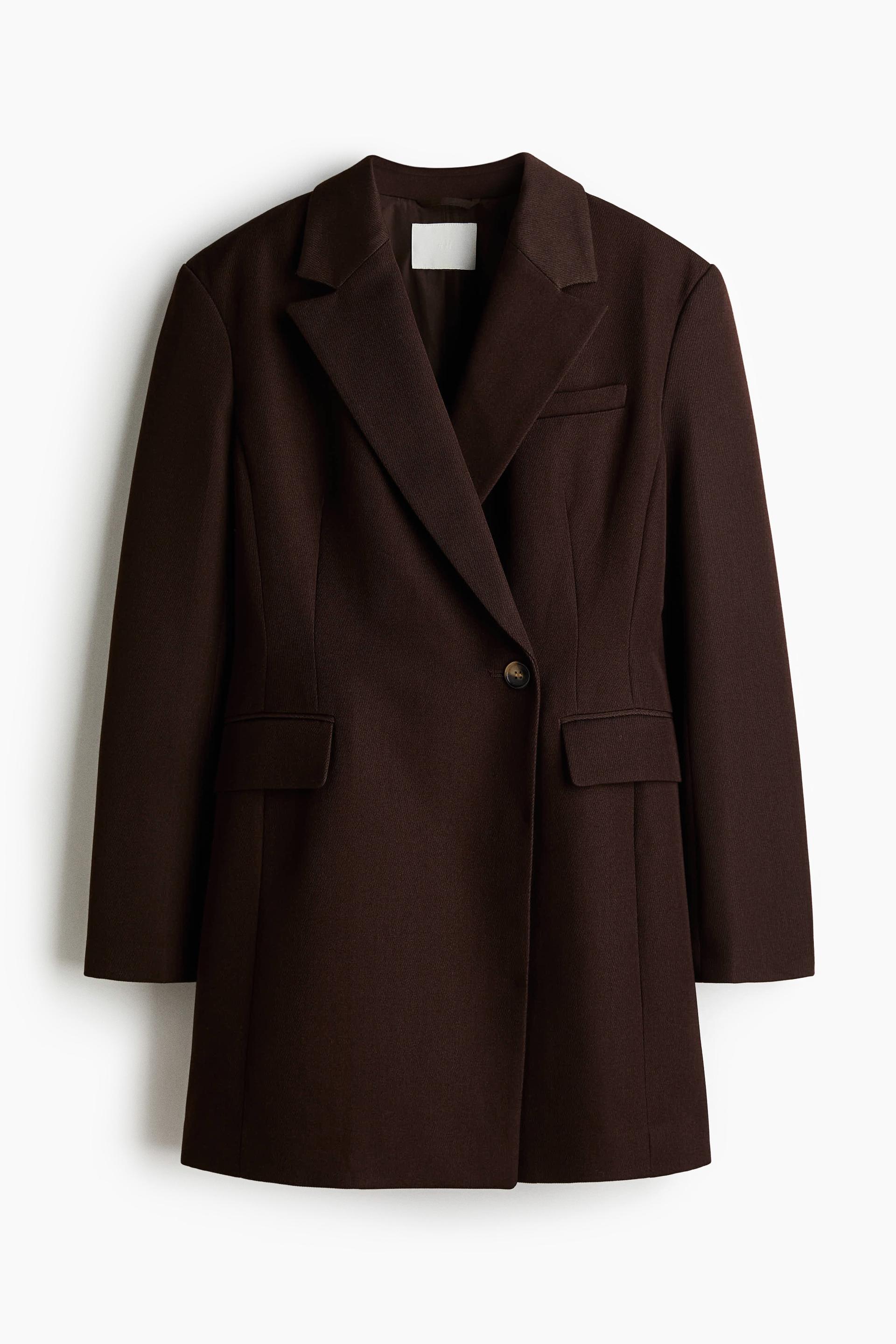 double-breasted jacket dress
