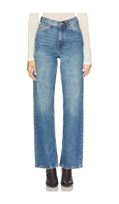 dr. denim echo straight jeans in blue. - size 25 (also in 27, 29, 30)