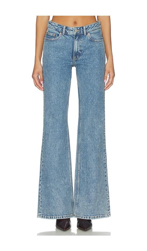 dr. denim elba flare in blue. - size 26 (also in 27, 28, 31)