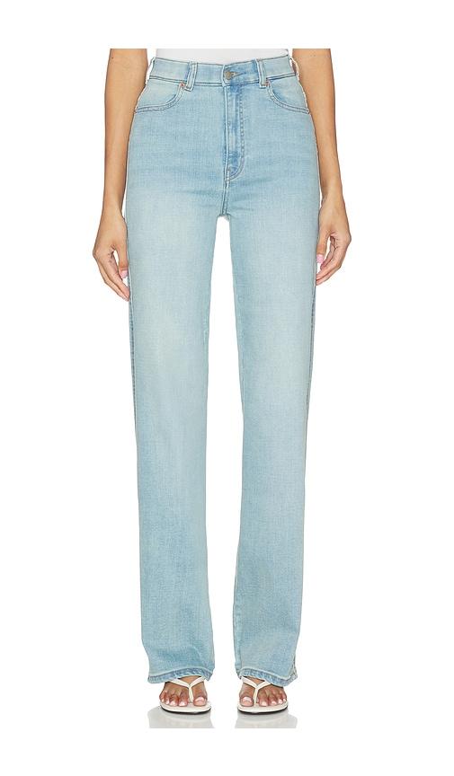 dr. denim moxy straight jeans in blue. - size l (also in s, xs, m, xl)