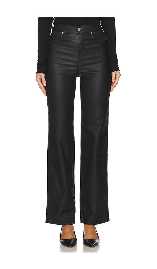 dr. denim moxy straight pant in black. - size l (also in s, xl, xs)