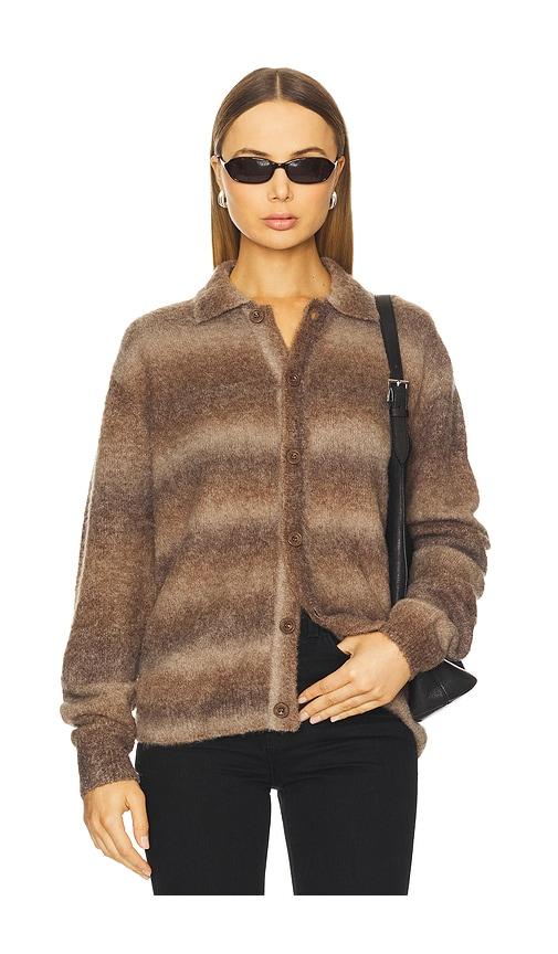dr. denim quillion sweater in brown. - size l (also in m)