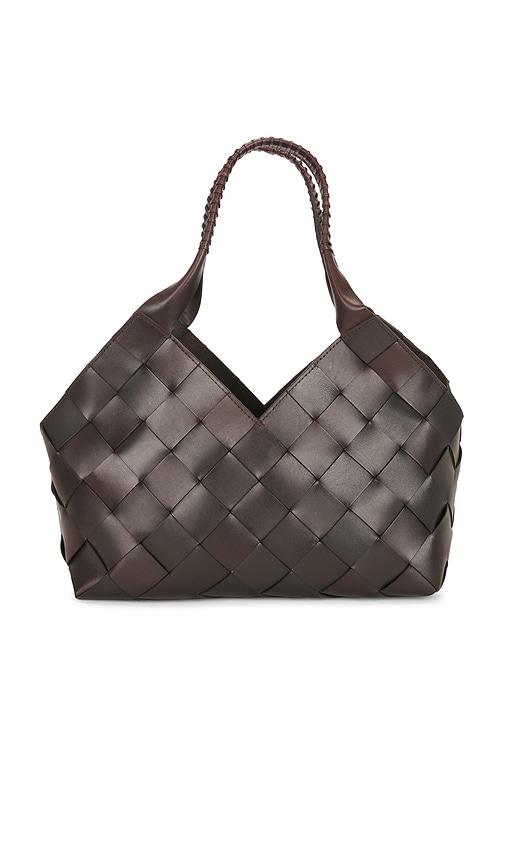dragon diffusion castello shoulder tote bag in brown.