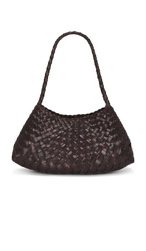 dragon diffusion rosanna shoulder bag in chocolate.