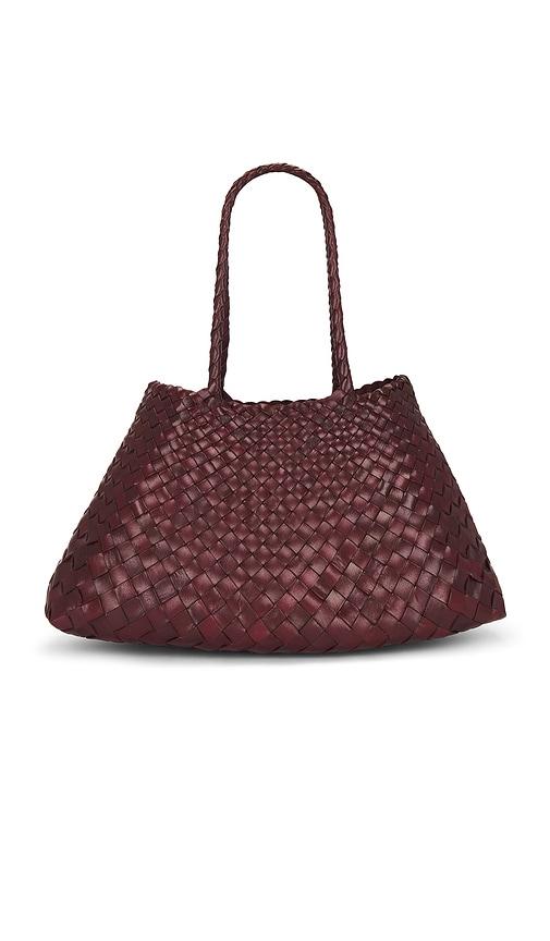 dragon diffusion santa croce large tote in burgundy.