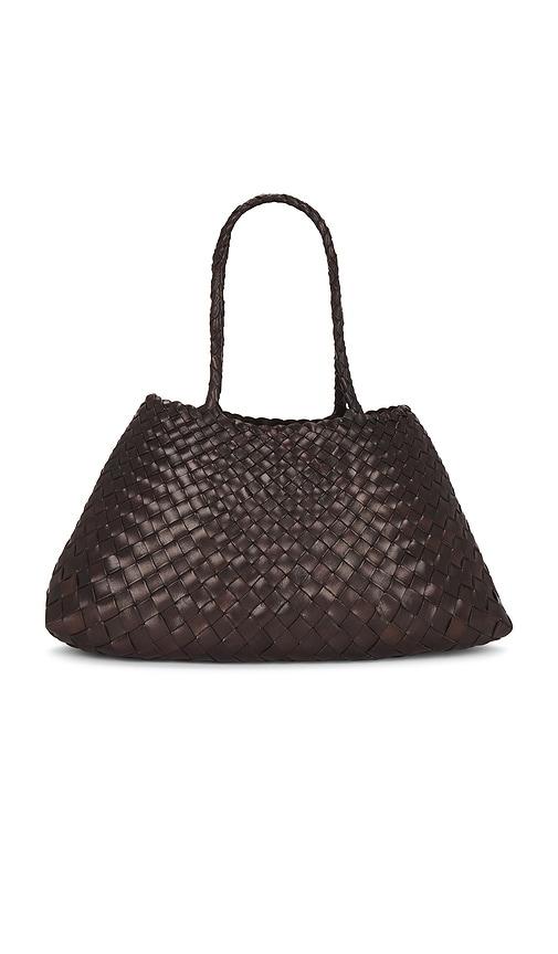 dragon diffusion santa croce large tote in chocolate.