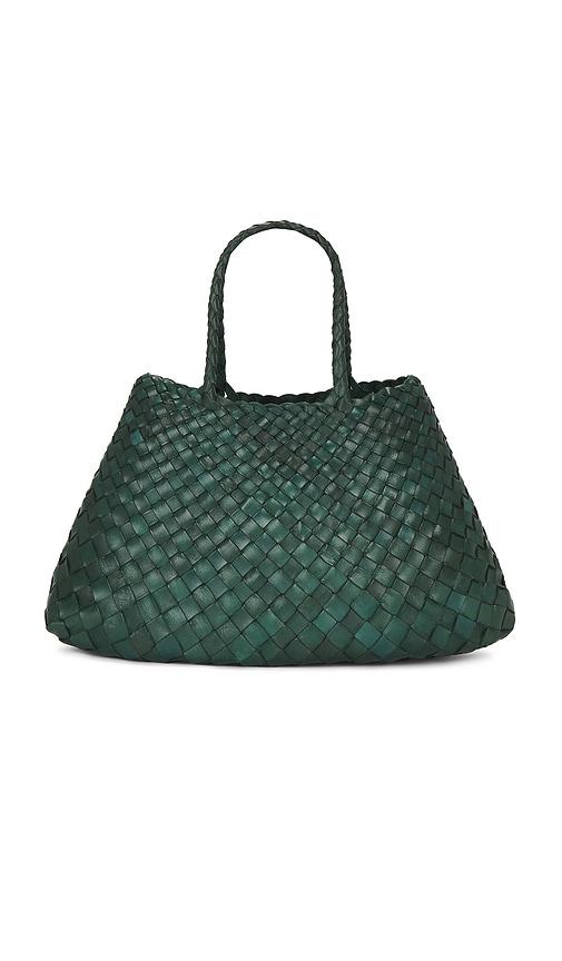 dragon diffusion santa croce small bag in dark green.