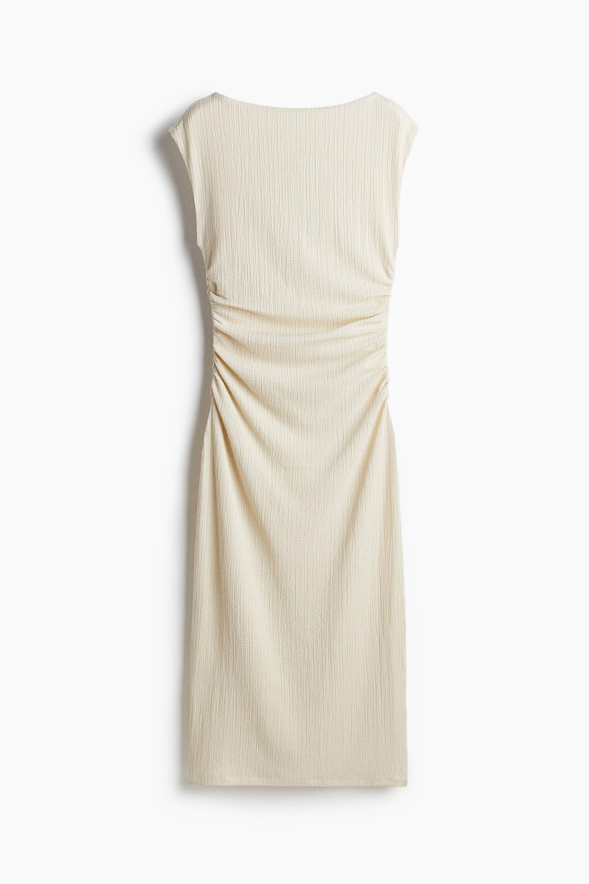 draped bodycon dress