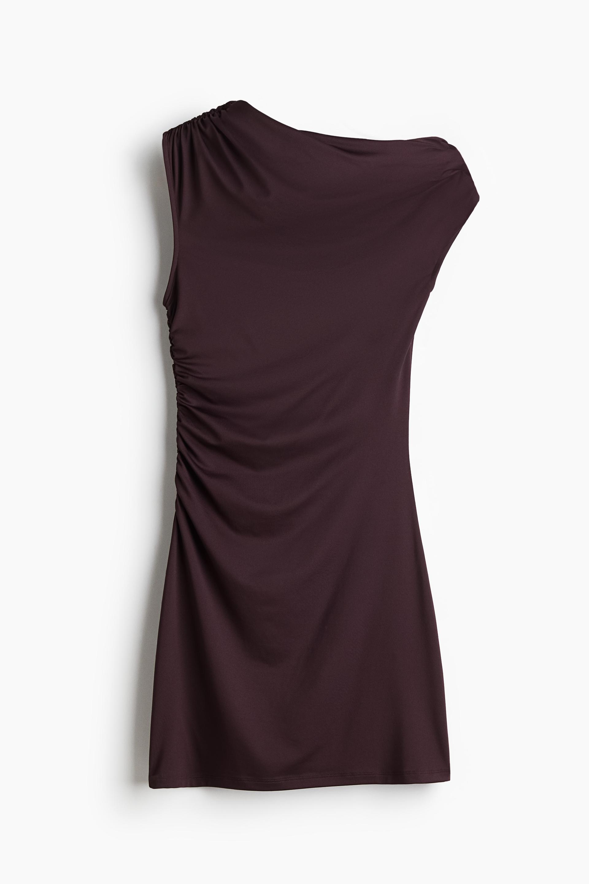 draped dress