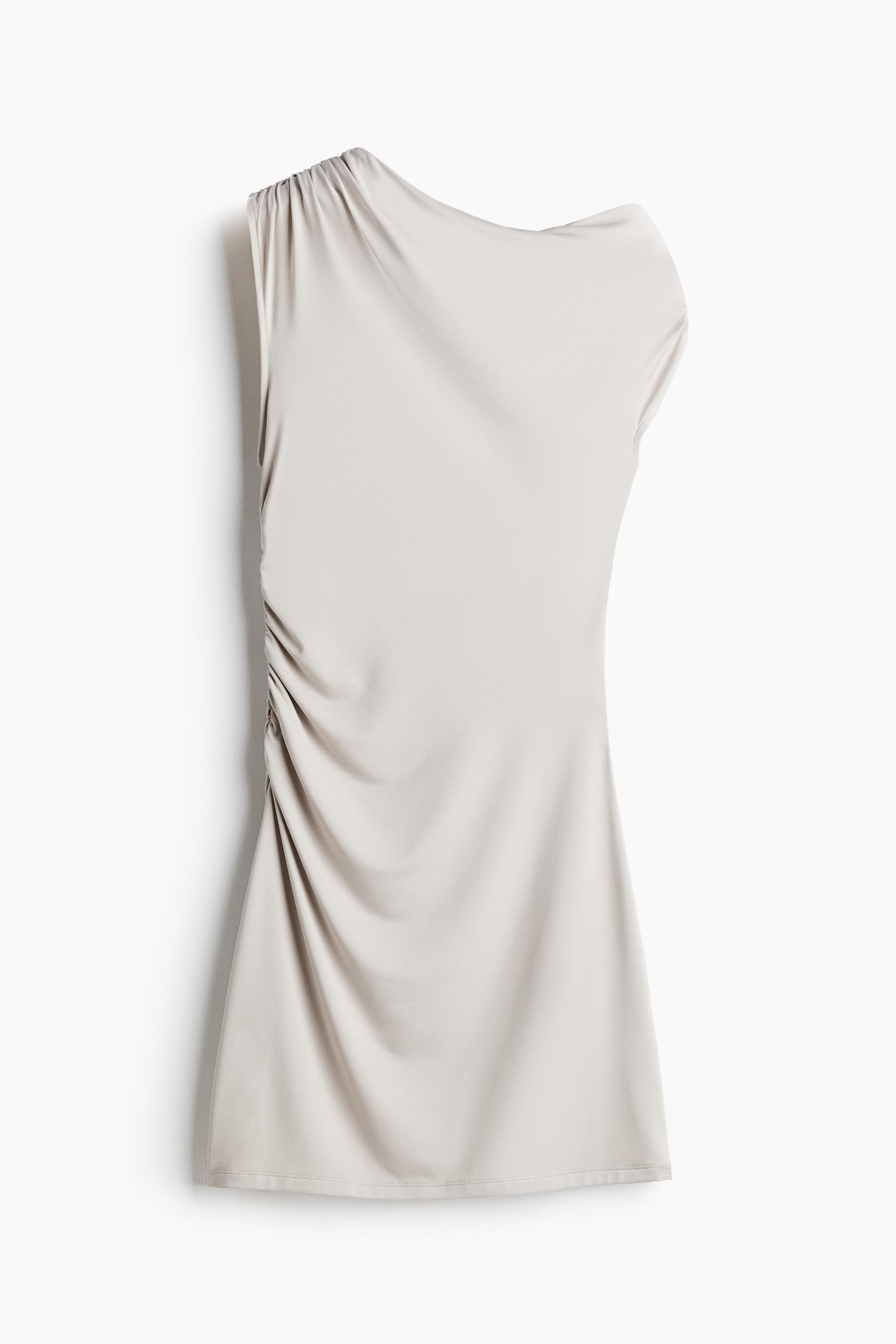 draped dress