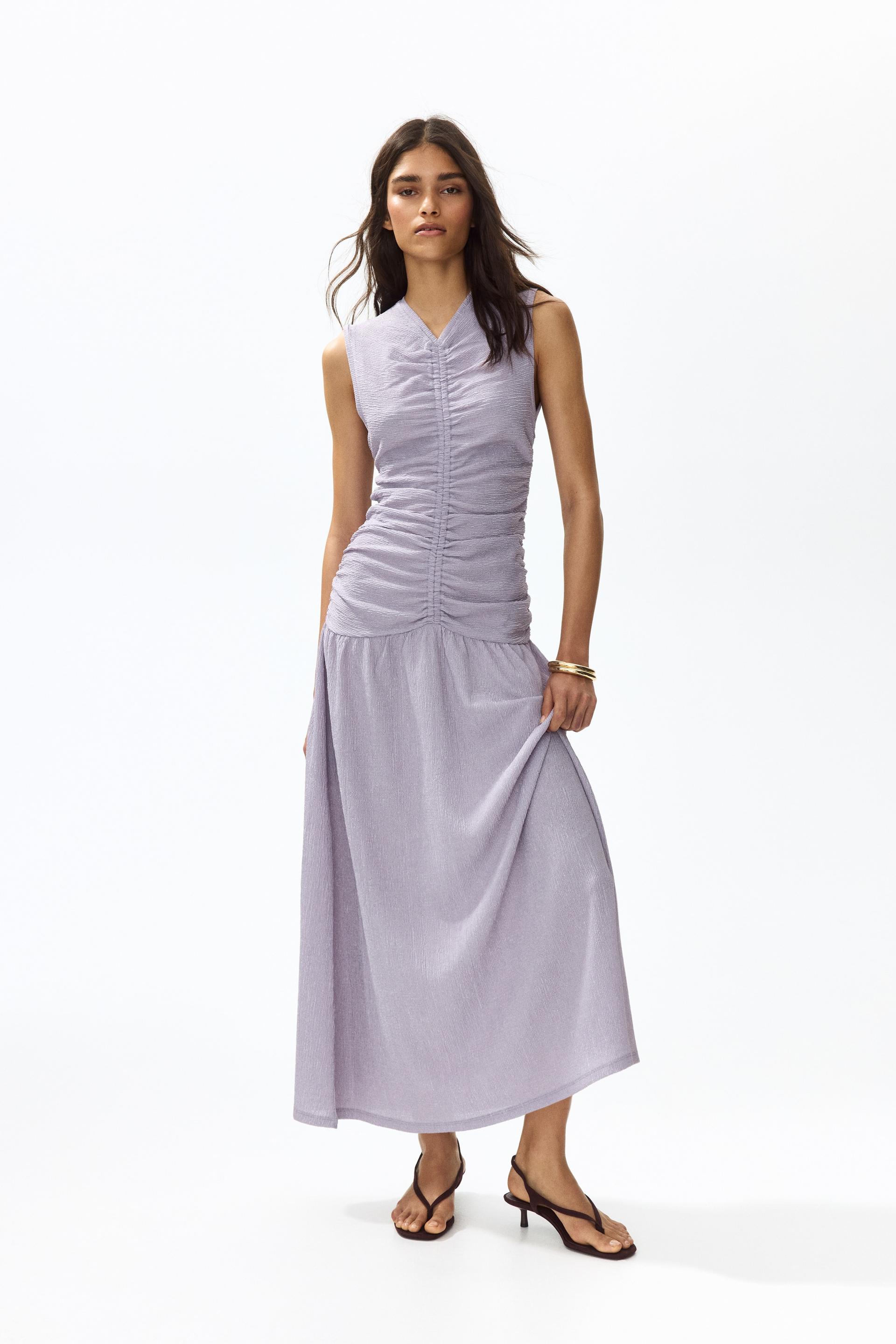 draped jersey dress
