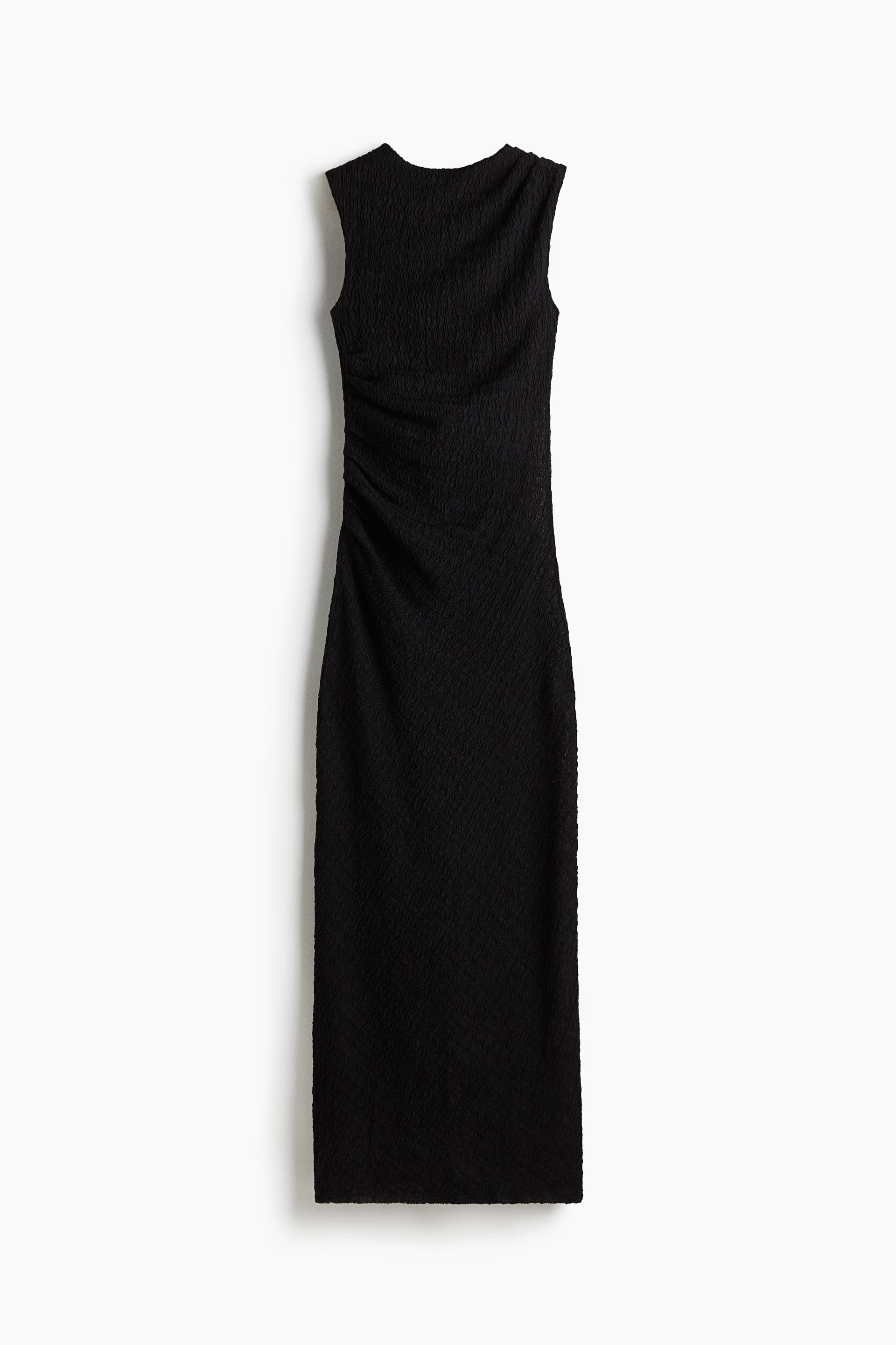 draped maxi dress
