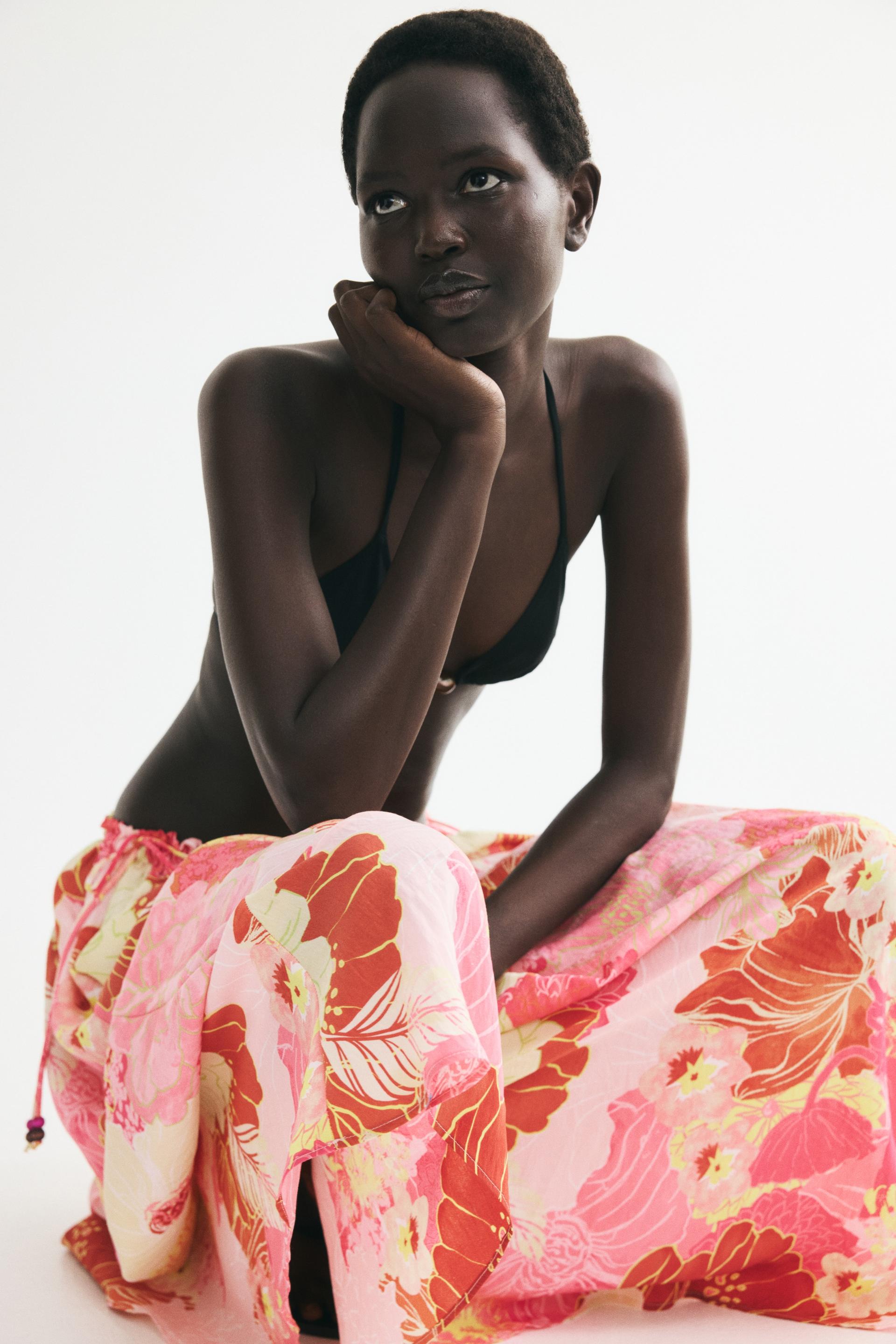 drawstring skirt